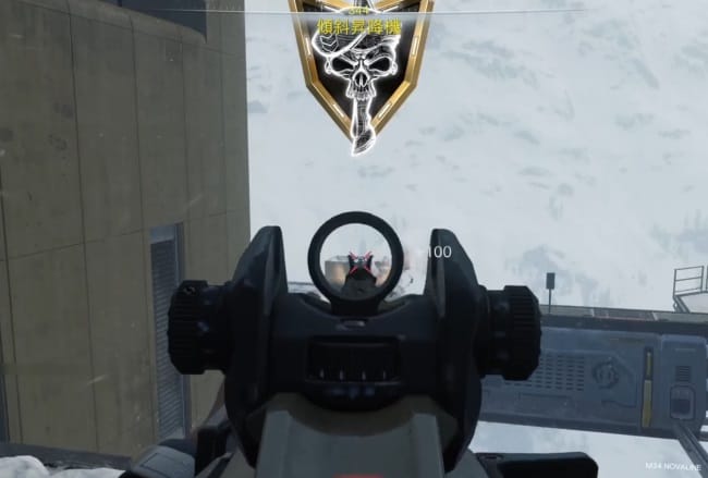 COD BO7のM34 NOVALINEセミオートで戦闘